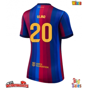 Barcelona Dani Olmo #20 Replica Home Stadium Shirt for Women 2026-27 Short Sleeve